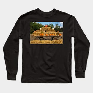 Display at Italian Pumpkin Farm Long Sleeve T-Shirt